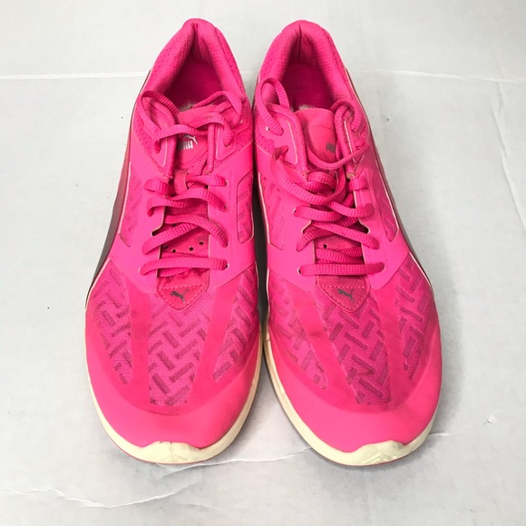 Puma woman’s shoes size 9 pink color athletic - Picture 5 of 8